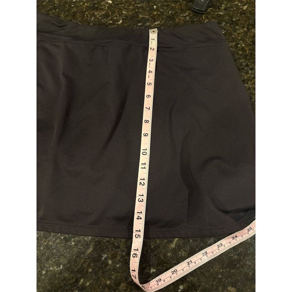 *3/$15 Tranquility by Colorado Clothing  Women's Skort Size L Black Short - Picture 6 of 8